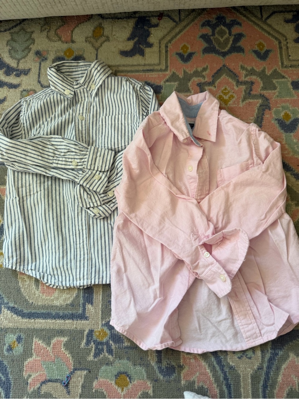 Janie and Jack Pink Button-Down Kids Shirt
